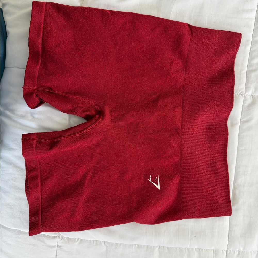 Gymshark Deep Red Athletic Shorts